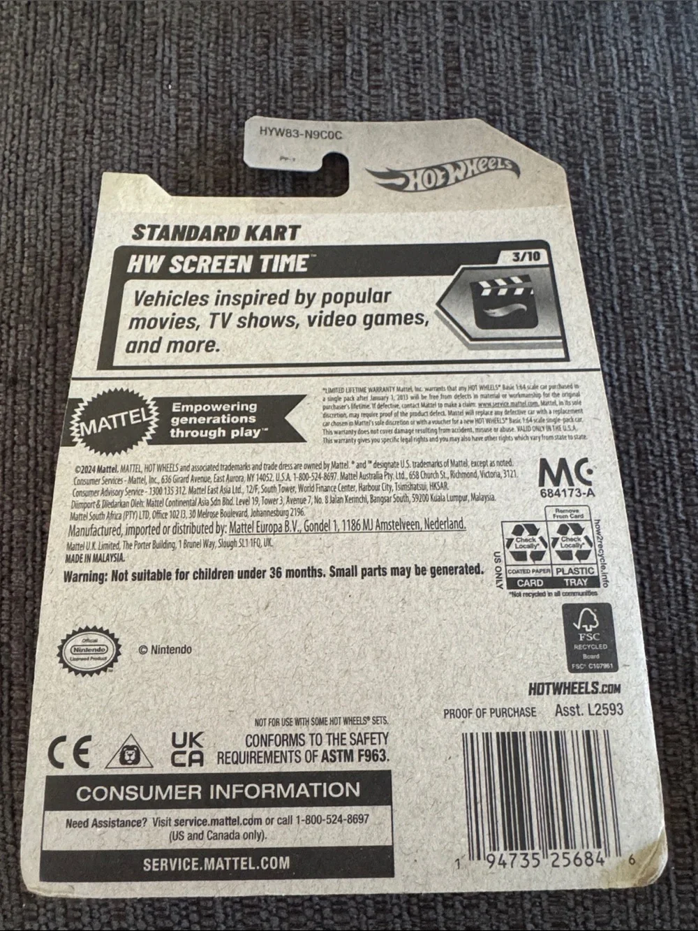Mario Hot Wheels